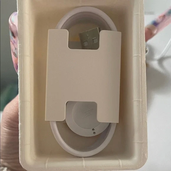 Fossil Smartwatch with Blush Band and Gold Accents